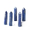 Tower Natural Lapis Lazuli Home Display Decoration, Healing Stone Wands, for Reiki Chakra Meditation Therapy Decors, Hexagonal Prism, 50~60mm