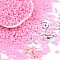 Baking Paint Glass Seed Beads, Peanut, Hot Pink, 6x3.5x3mm, Hole: 1mm, about 4500pcs/pound