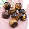 Natural Tiger Eye Round Sphere Polished Beads PW-WG8B13A-01-2