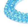 Electroplate Glass Beads Strands EGLA-A034-T2mm-L03-3