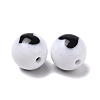 Two-Tone Acrylic Beads OACR-U003-02C-2