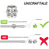 Unicraftale 10Pcs 304 Stainless Steel Beads STAS-UN0039-90-5