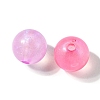 Rainbow Iridescent Plating Acrylic Beads MACR-YW0002-19D-2
