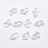 925 Sterling Silver S Shape Clasps X-STER-I013-36S-1