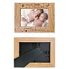 Natural Wood Photo Frames DIY-WH0247-012-4