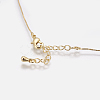 Brass Pendant Necklaces NJEW-I105-10G-4