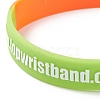 Sample Silicone Wristbands Bracelets BJEW-XCP0001-10-4