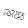 Non-Tarnish 304 Stainless Steel S-Hook Clasps STAS-U007-19B-P-2