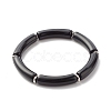 Synthetic Hematite & Polymer Clay Heishi Beads Stretch Bracelets Set BJEW-JB07446-7