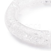 9Pcs 9 Color Candy Color Acrylic Curved Tube Chunky Stretch Bracelets Set for Women BJEW-JB08138-5