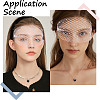 Polyester Mesh Veil Headband OHAR-WH0015-29B-5