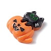Halloween Opaque Resin Cabochons CRES-B010-01A-10-2