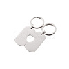 304 Stainless Steel Couples Keychain KEYC-PW0002-079A-1
