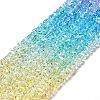 Transparent Glass Bead Strands GLAA-H023-02I-2