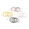 Adjustable Nylon Cord Braided Bead Bracelets Sets BJEW-JB05735-1