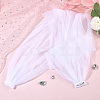 Detachable Polyester Bridal Lace Shawls AJEW-WH0348-22A-5