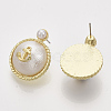 (Jewelry Parties Factory Sale)Alloy Ear Studs PALLOY-S121-139-2