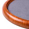 Flat Round Wood Pesentation Jewelry Display Tray ODIS-P008-20A-3