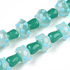 Handmade Lampwork Beads Strands LAMP-N024-09F-2