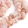 Natural Pink Opal Chips Beads Strands G-D0002-A16-3