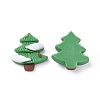 Christmas Theme Opaque Resin Cabochons RESI-F042-01A-1