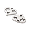 316 Surgical Stainless Steel Charms STAS-Q314-27P-2