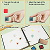 Square Wooden Stamps DIY-WH0546-009-3