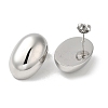 Non-Tarnish 304 Stainless Steel Stud Earrings EJEW-Z026-04P-2