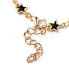 Alloy Enamel Star Link Bracelets BJEW-JB05676-3