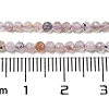 Natural Purple Rutilated Quartz Beads Strands G-A097-A09-02-5