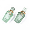 Faceted Natural Fluorite Pendants G-T131-14E-2