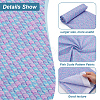 Polyester Mermaid Fish Scale Pattern Fabric DIY-WH0622-024B-4