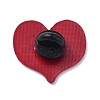 Alloy Enamel Heart Brooches JEWB-K004-45-2