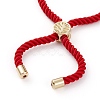 Adjustable Nylon Twisted Cord Slider Bracelets BJEW-JB05857-6