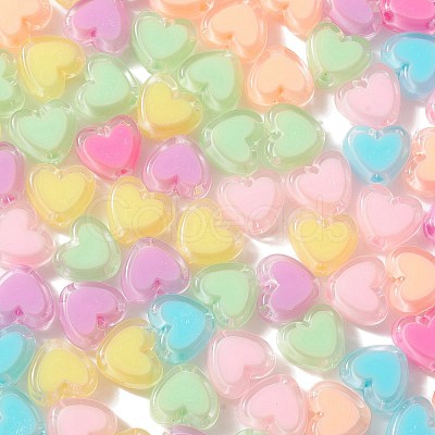 200Pcs Transparent Acrylic Beads MACR-CJ0001-58-1