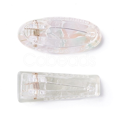 Cellulose Acetate(Resin) and Plasic Alligator Hair Clips PHAR-C008-01A-1