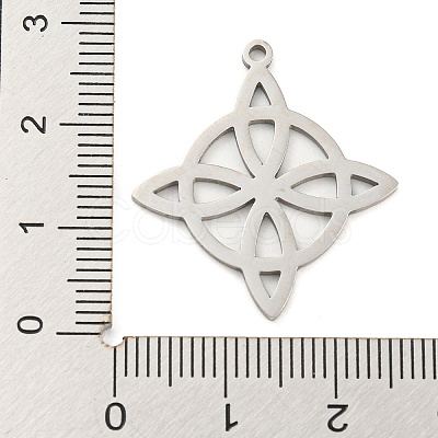 Non-Tarnish 304 Stainless Steel Pendants STAS-P330-03P-1