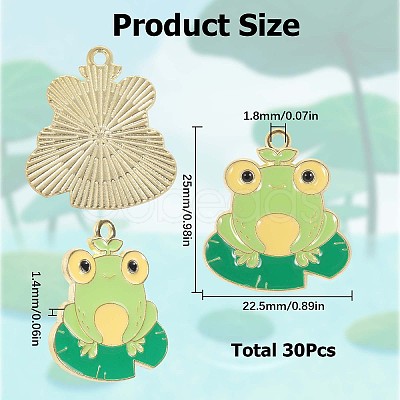 SUNNYCLUE 30Pcs Alloy Enamel Pendants FIND-SC0005-15-1