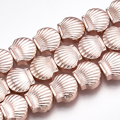 Electroplate Non-magnetic Synthetic Hematite Beads Strands G-T061-181RG-1