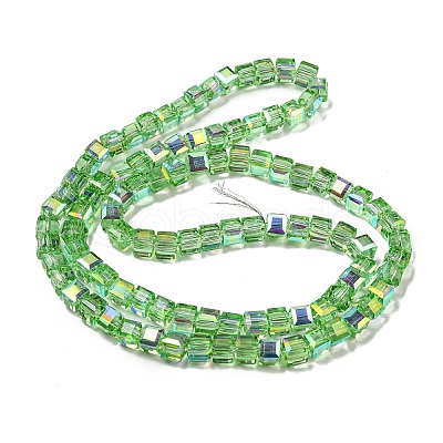 Electroplate Glass Beads Strands EGLA-M031-01A-HR01-1