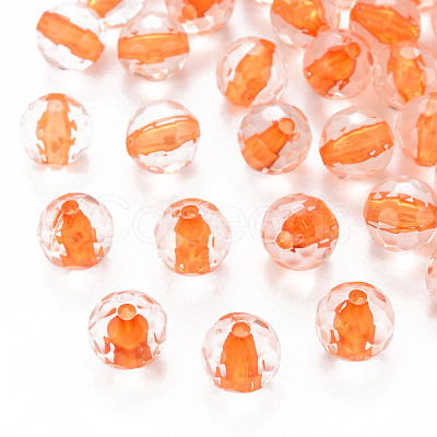 Transparent Acrylic Beads TACR-S154-10A-84-1