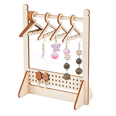 Wooden Earring Display Stands EDIS-WH0035-03D-1