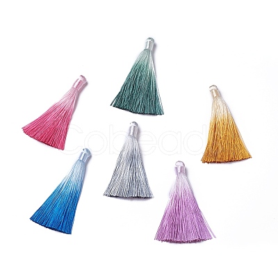 Polyester Tassel Big Pendant Decorations X-FIND-E018-F-1