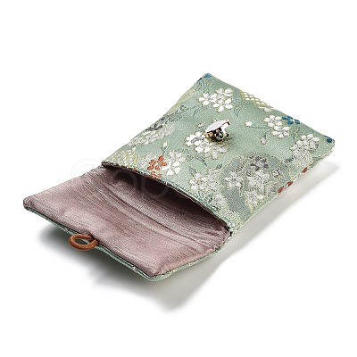 Flower Print Cloth Jewelry Storage Bags ABAG-A009-04B-1