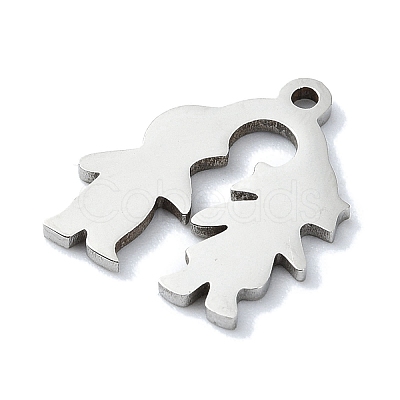 Non-Tarnish 304 Stainless Steel Charms STAS-C097-33P-1