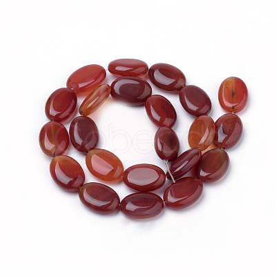 Natural Carnelian Beads Strands G-R451-04B-1