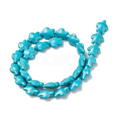 Dyed Synthetic Turquoise Bead Strands X-G-M152-10-A-1