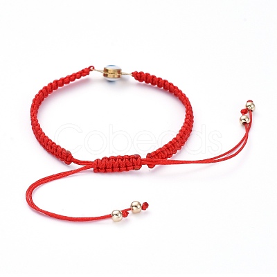 Adjustable Braided Bead Bracelets BJEW-JB05279-1