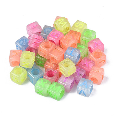 Luminous Transparent Acrylic Beads X-LACR-N001-59-1