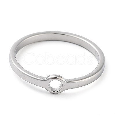 Non-Tarnish 304 Stainless Steel Finger Rings RJEW-E164-11P-6-1